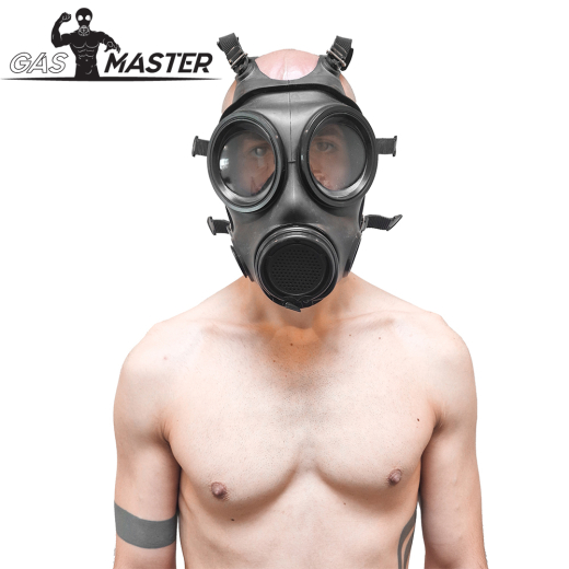 Gas Mask w. Hose & empty Filter Avon S10.2 brand-new British Army-Style Rubber Fetish-Mask adjustable cheap
