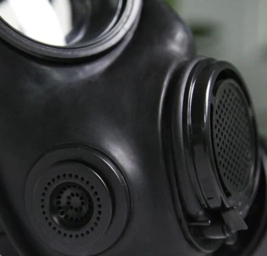 Gas Mask w. Hose & empty Filter Avon S10.2 brand-new UK-Army-Style Rubber Mask adjustable in-outlet separate cheap