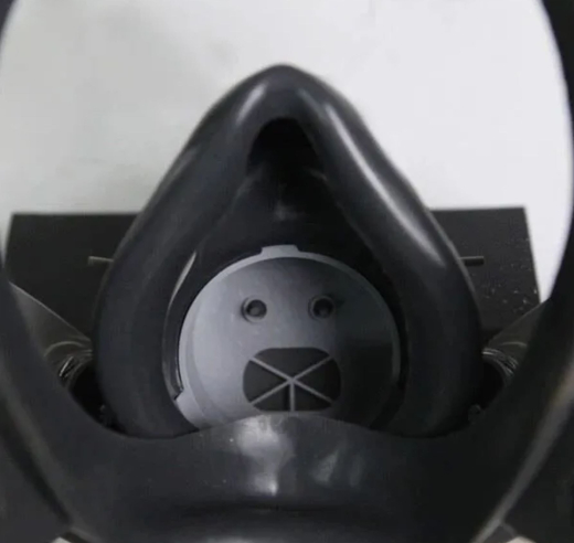 Gas Mask w. Hose & empty Filter Avon S10.2 brand-new British Army-Style Latex-Mask adjustable cheap