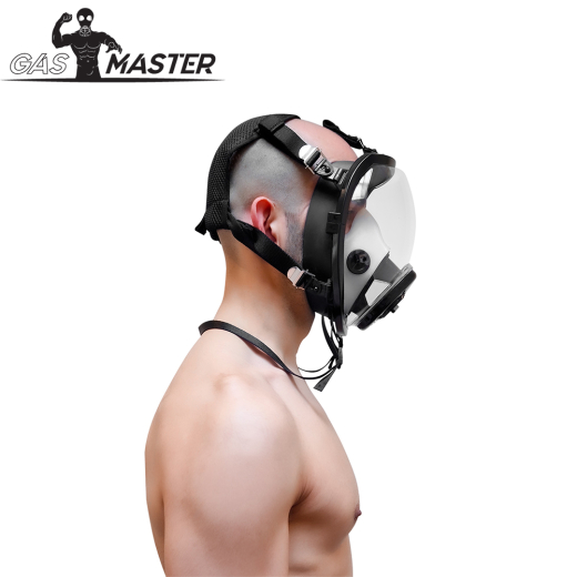 Gasmaske m. Schlauch & leerem Filter MSX Full Visor brandneu aus Latex mit Sichtfenstern per Riemen einstellbar kaufen