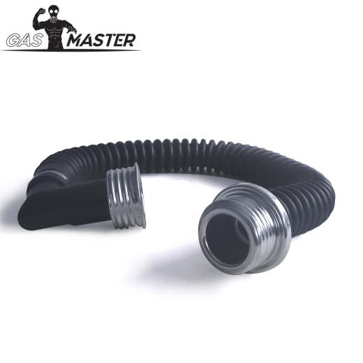 Gasmasken-Schlauch abgewinkelt weiblich brandneu für einen schlankeren Fetisch-Look von GASMASTER kaufen