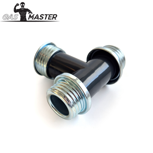Gasmasken-Zubehör T-Splitter M-F-M 2x männlicher & 1x weiblicher M40 Anschluss von GASMASTER günstig kaufen