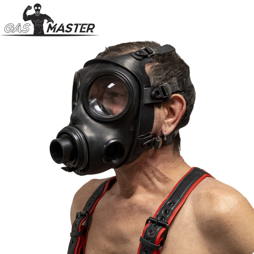 Gasmaster Gasmaske Avon S10.4 Ultimate Breath Play m. 2 seitlichen Lufteinlässen Luft-Auslass vorne brandneu kaufen
