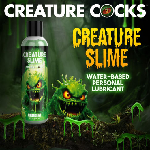 Gleitmittel grün Creature Slime 237ml wasserbasiert gefärbtes Wassergleitmittel von CREATURE COCKS günstig kaufen