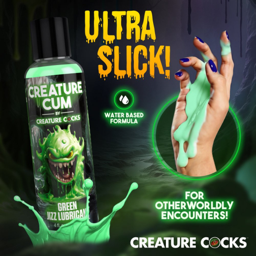 Gleitmittel grün Sperma-Imitat Creature Cum 118ml extra dickflüssig & klebrig geruchlos von CREATURE COCKS kaufen