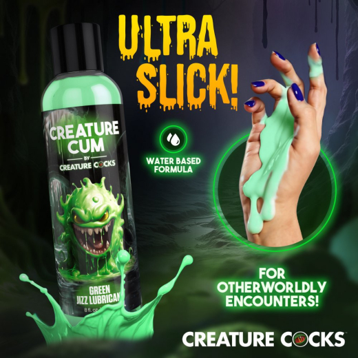Gleitmittel grün Sperma-Imitat Creature Cum 237ml extra dickflüssig & klebrig geruchlos von CREATURE COCKS kaufen