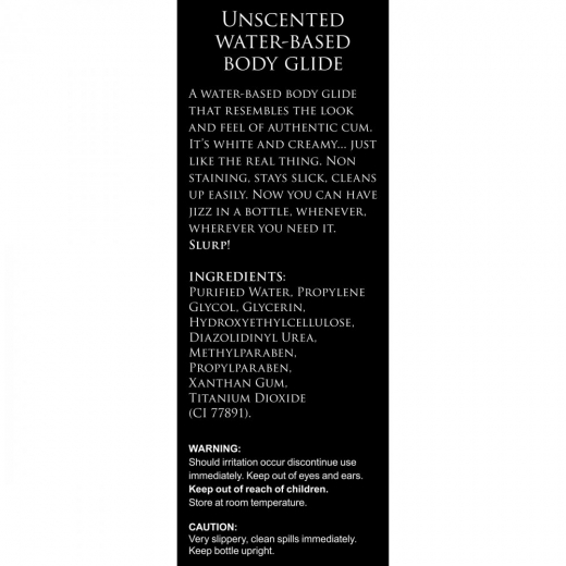Gleitmittel Sperma-Imitat Jizz 1000ml neutral