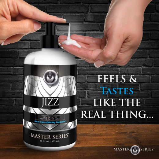 Personal Lubricant Cum scented Jizz 473ml imitates Look Feel & Scent of real Semen white by MASTER SERIES buy cheap