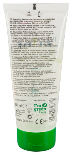 Gleitmittel wasserbasiert Just Glide Bio Anal 200ml