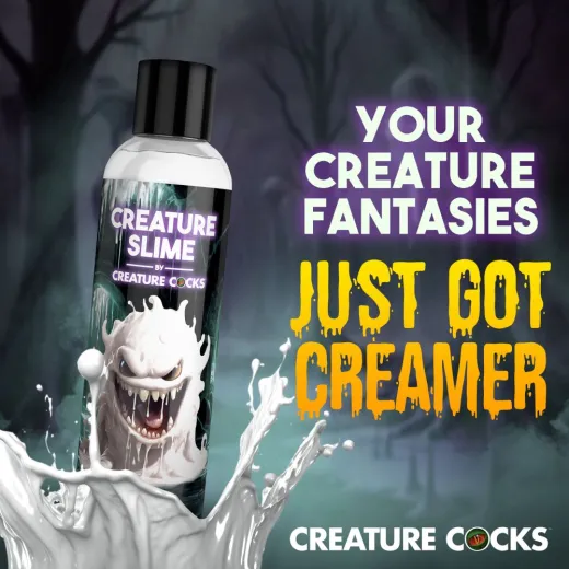 Gleitmittel weiss Sperma-Imitat Creature Slime 236ml extra dickflüssig & klebrig geruchlos von CREATURE COCKS kaufen
