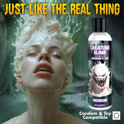Gleitmittel weiss Sperma-Imitat Creature Slime 236ml extra dickflüssig wasserbasiert von CREATURE COCKS kaufen
