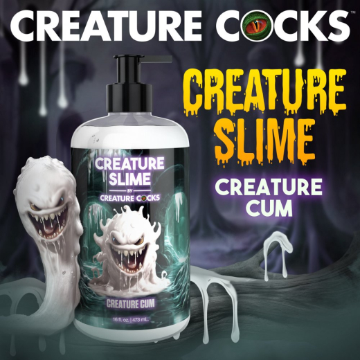 Lubricant white Sperm-Imitation Creature Slime 473ml extra thick & sticky unscented water-based buy cheap