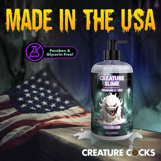 Lubricant white Sperm-Imitation Creature Slime 473ml unscented water-based Cum-Imitation Lube by CREATURE COCKS buy