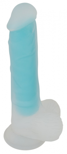 Gode lumineux Glow-in-the-Dark silicone medium