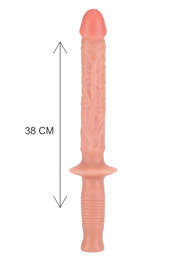 Griffdildo The-Manhandler 14.5-Inch PVC hautfarben