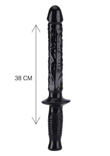 Griffdildo The-Manhandler 14.5-Inch PVC schwarz