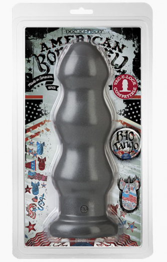 Riesen Analplug m. Wellen American Bombshell B-10 Tango schwarz