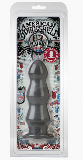 Grosser Analplug m. Wellen American Bombshell B-7 Tango schwarz