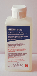 Produits de nettoyage et dentretien pour le latex de caoutchouc Hexi blau