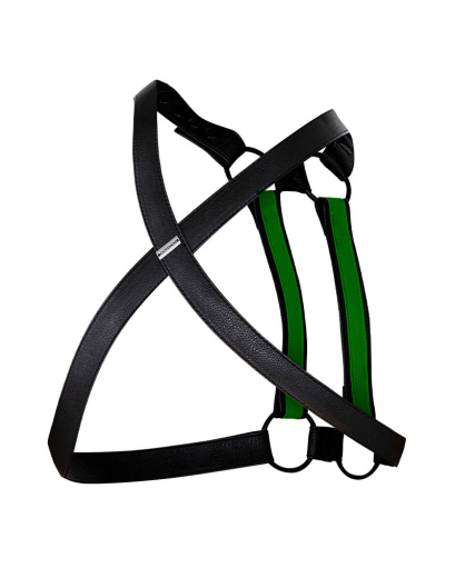 H4RNESS by C4M 4-Way Harness grün auf 4 Arten tragbarer per Druckknöpfe einstellbarer Harness von CUT4MEN kaufen