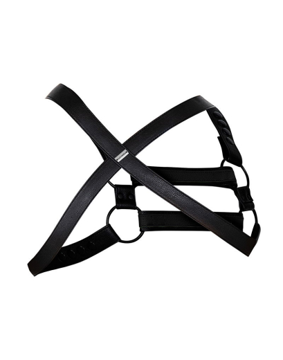 H4RNESS by C4M 4-Way Harness black 4-Ways wearable PU-Leather Harness by CUT4MEN buy cheap