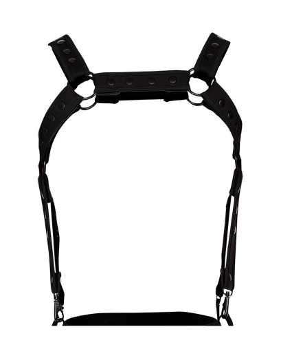 H4RNESS by C4M NEO Harness schwarz Neopren verstellbar m. Hosenträger m. Karabinern von CUT4MEN günstig kaufen