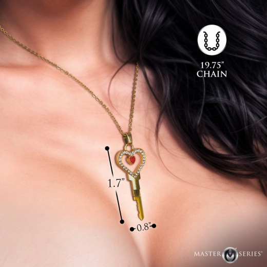 Chastity Key Necklace Possession universal Key & Lock for internal Locks of Penis Cages of most Brands buy