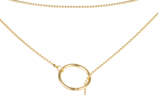 Halskette Magnifique Tickler Pendant goldfarben