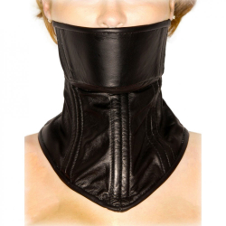 Neck Corset Posture Collar Mouth-Hood Leather
