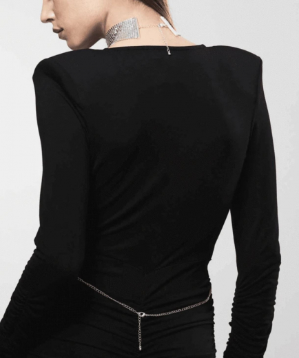 Necklace Désir Métallique Metal-Mesh silver