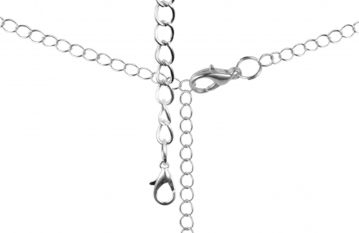 Necklace Désir Métallique Metal-Mesh silver