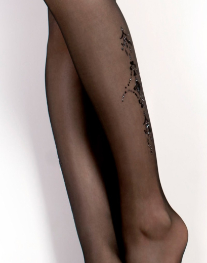 Halterlose Strümpfe m. Stickerei Ballerina 2212 reich verziert hochelastisch m. Barock-Stickereien kaufen