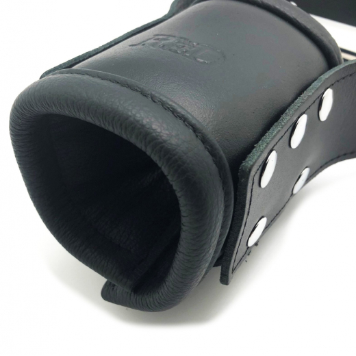 Hand-Aufhängefesseln m. Griff Deluxe Leder mit Metall-Haltestangen & D-Ringen m. Karabinern von THE RED kaufen