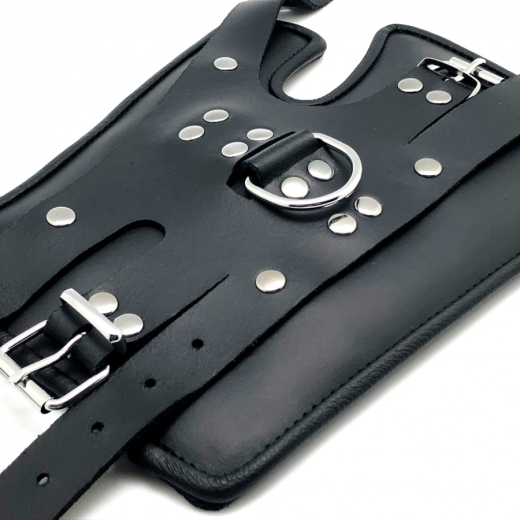 Hand-Hängefesseln Suspension Cuffs Deluxe Leder bis 100kg Gewicht belastbar gepolstert Rindsleder von THE RED kaufen