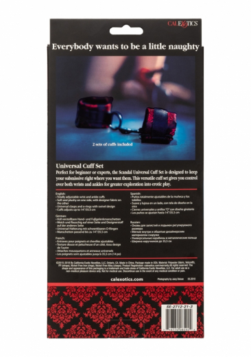 Handfesseln & Fussfesseln m. Klettverschluss Scandal Universal Cuffs