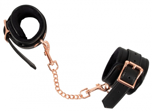 Wrist Restraints w. Plush-Lining PU-Leather