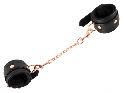 Wrist Restraints w. Plush-Lining PU-Leather