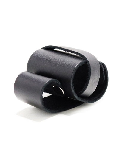 Handcuff Belt Holder w. Snaps Leather