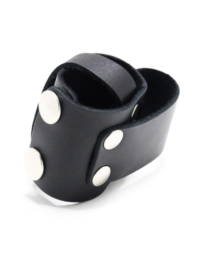 Handcuff Belt Holder w. Snaps Leather