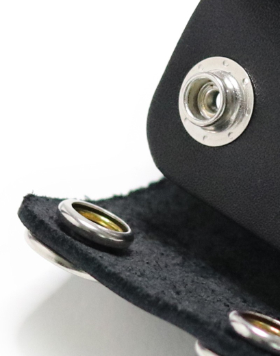 Handcuff Belt Holder w. Snaps Leather