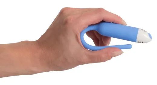 Vibrateur urétral en silicone 6mm bleu