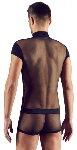 Herren Body Netz m. Streifen Freestyle