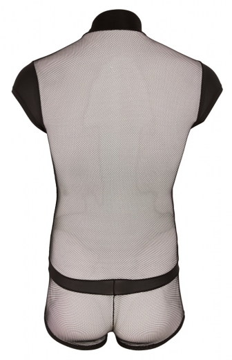 Herren Body Netz m. Streifen Freestyle