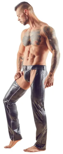 Herren Chaps & G-String Kunstleder