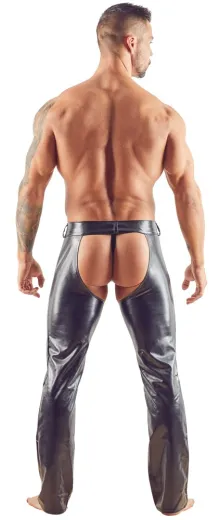 Herren Chaps & G-String Kunstleder