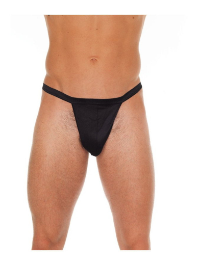 Herren G-String schwarz