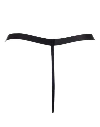 Mens Thong black simple & sexy with elastic Bands by RIMBA buy cheap