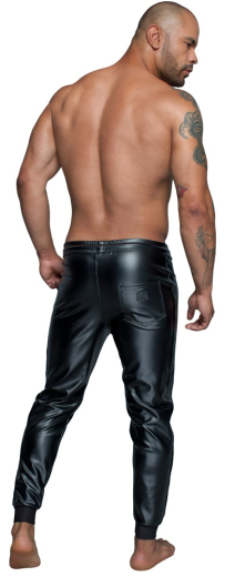 Herren Hose Jogging-Style Wetlook