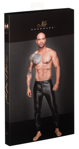 Herren Hose Jogging-Style Wetlook