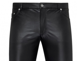 Herren Hose Mattglanz m. Taschen